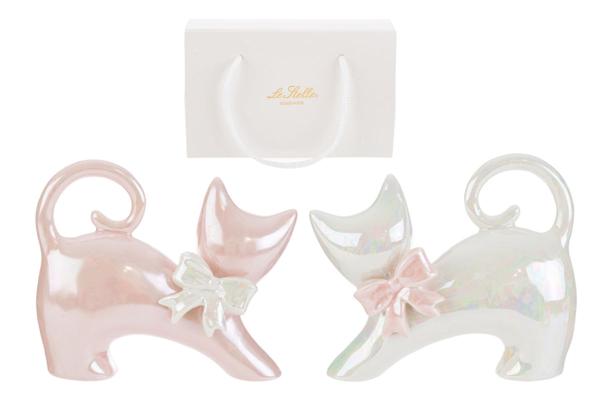 Gattino in porcellana