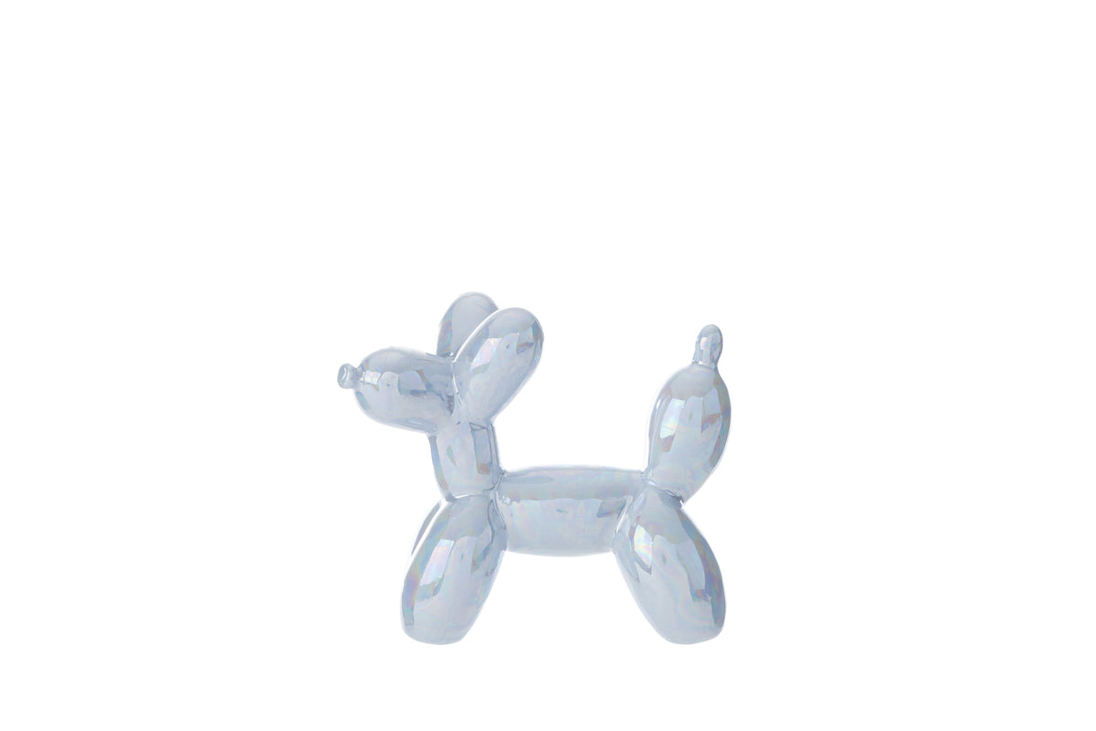 Cagnolino balloon porcellana celeste piccolo