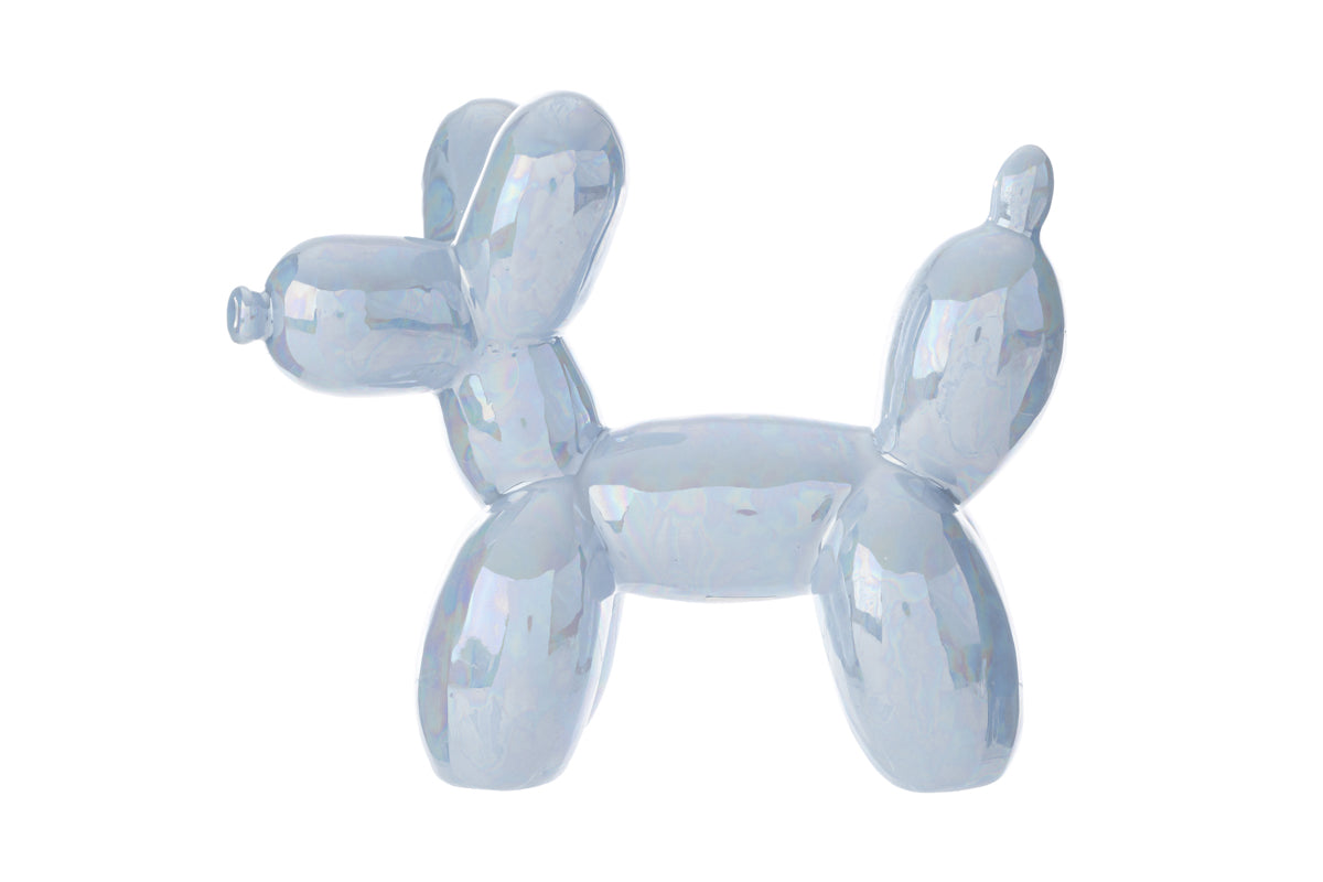 Cagnolino balloon porcellana celeste grande