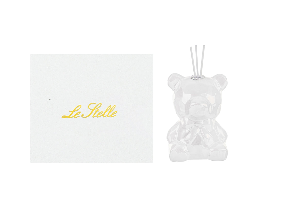 Profumatore orsetto porcellana bianco