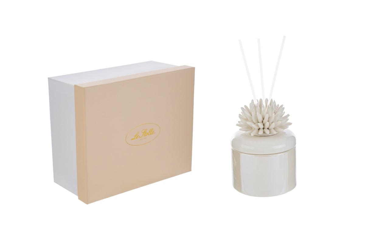 Profumatore corallo porcellana bianca