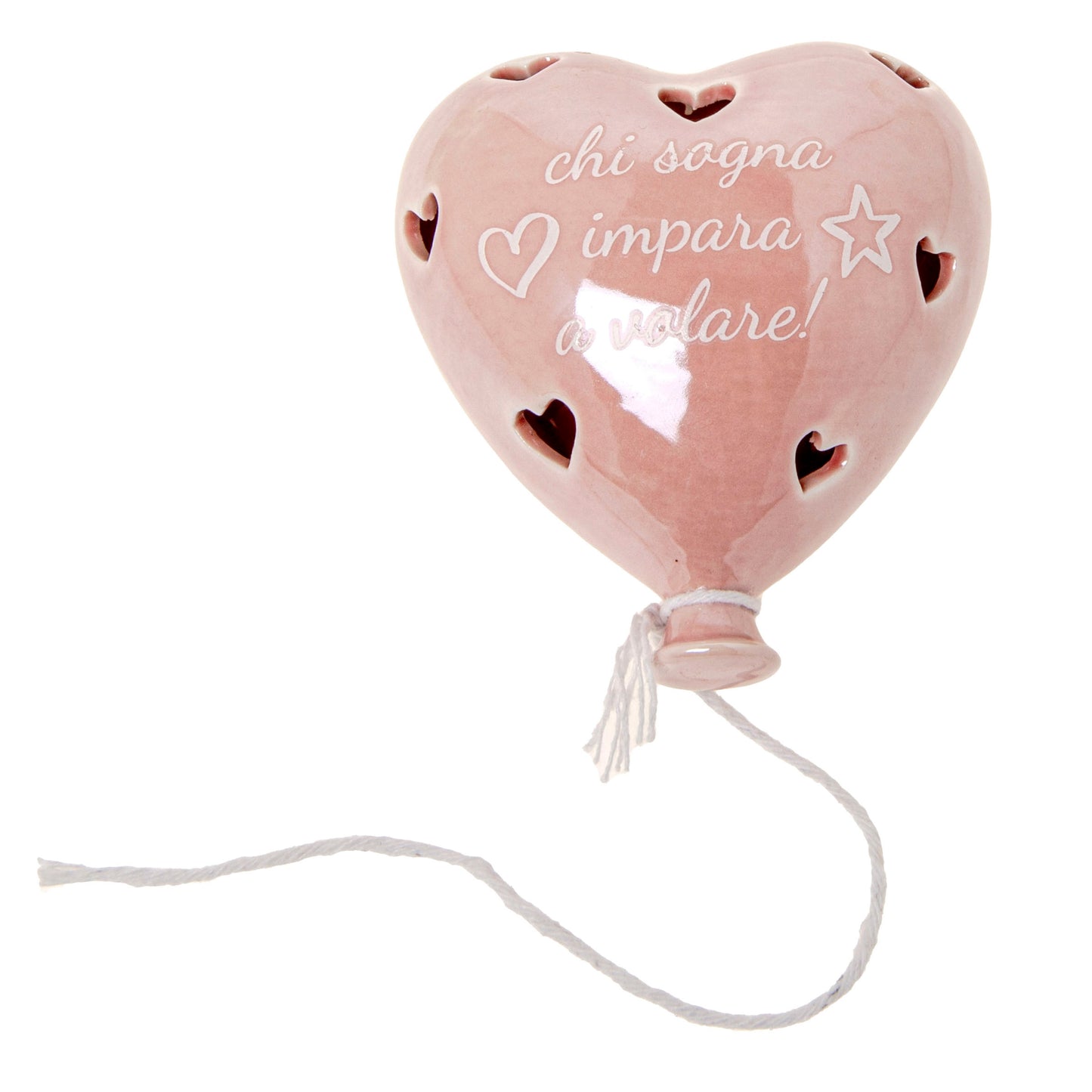 Palloncino a forma di cuore in ceramica led