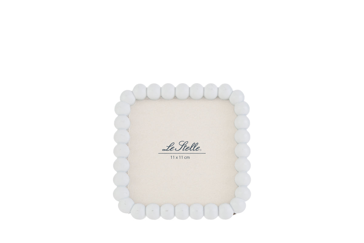 Portafoto perline resina