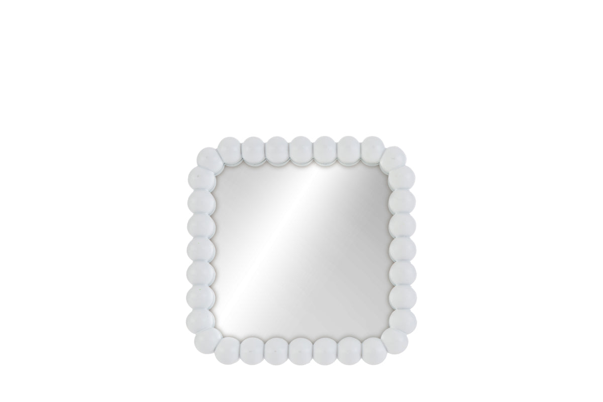 Specchio perline resina